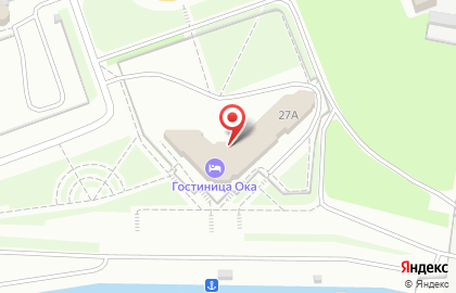 Гостинично-развлекательный комплекс Ока на Окской набережной на карте