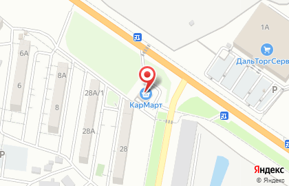 Магазин Перекресток во Владивостоке на карте