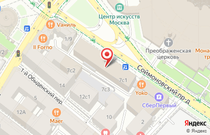 Паломническая служба Ковчег в Соймоновском проезде на карте