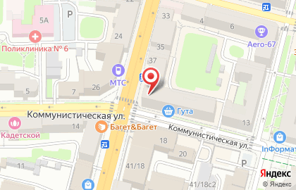 Сити-форматы от Север на Большой Советской улице на карте