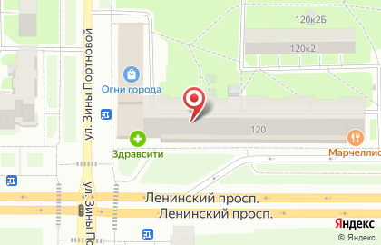 Магазин париков головных уборов и бижутерии на карте