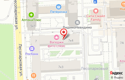 Aldo coppola на Лесопарковой улице на карте