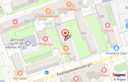 Салон-магазин Рублевка дизайн на Екатерининской улице на карте