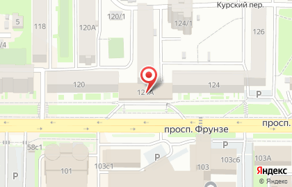 Petburg на проспекте Фрунзе на карте