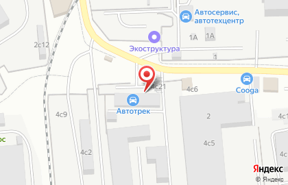 Магазин автотоваров Автотрек на карте