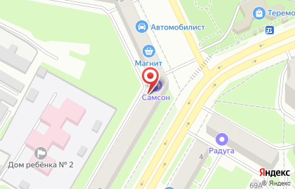 Спортивно-оздоровительный центр Самсон в Нижнем Новгороде на карте