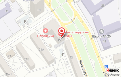 Новостройки Уралэнергостройкомплекс, НП на Инженерной улице на карте