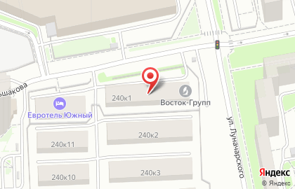 Центр восстановительной травматологии и ортопедии Ариадна на улице Луначарского на карте