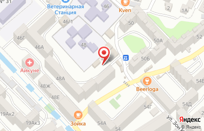 Аптека Жемчужина на Зои Космодемьянской на карте