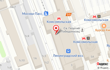 Экспресс-кофейня One Price Coffee на Комсомольской площади, 3 на карте