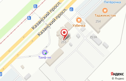 АЗС Автодорстрой на Казанском проспекте на карте