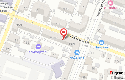 Магазин косметики Mirra в Октябрьском районе на карте