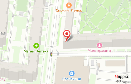 Супермаркет натуральных продуктов ВкусВилл в Красносельском районе на карте