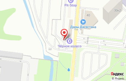 Шиномонтажная мастерская Чёрное Колесо на Центральной улице на карте