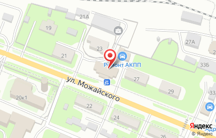 Супермаркет Мастор на улице Можайского на карте