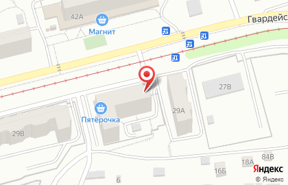 Пекарня Формула хлеба на Гвардейской улице на карте