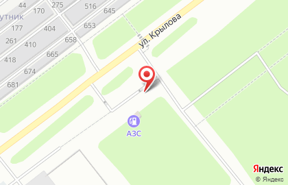 Транзит ОИЛ на улице Крылова на карте