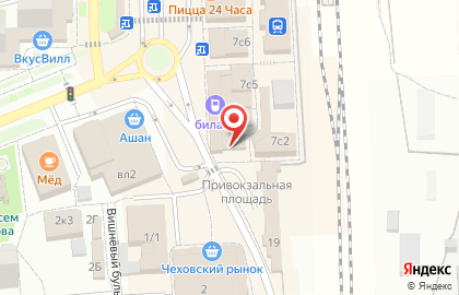 Секс-шоп Интим Хаус на Вокзальной площади, 7 стр 4 в Чехове на карте