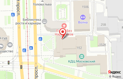 Нотариальная Контора в Московском районе на карте