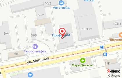 Бош Термотехника на улице Петра Мерлина на карте