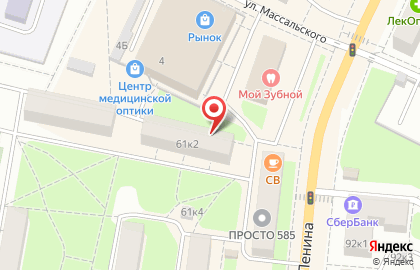 Ювелирный магазин 585Gold на проспекте Ленина в Красном на карте