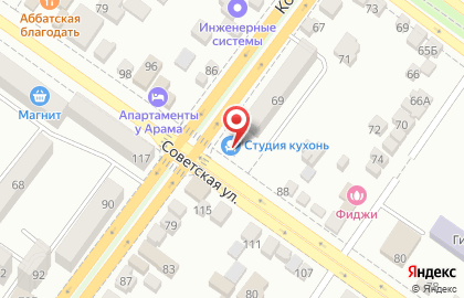 Мебельный салон Трио на Советской улице на карте
