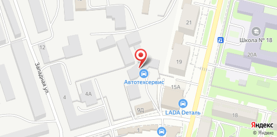 Автосервис Автотехсервис на улице Чкалова на карте