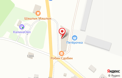 Супермаркет Пятёрочка в Тамбове на карте