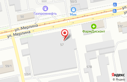 Транспортная компания Апельсин на улице Петра Мерлина на карте