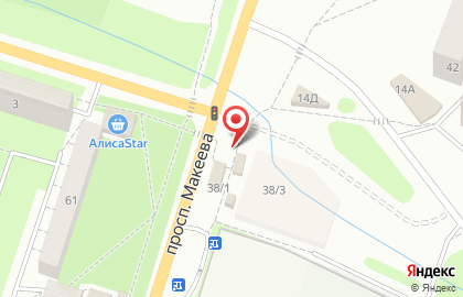 Пекарня-кулинария Мельница на проспекте Макеева на карте