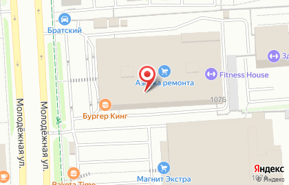Магазин отделочных материалов Строительный Мир на Молодёжной улице на карте