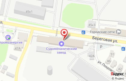 Сбербанк России на Береговой улице на карте