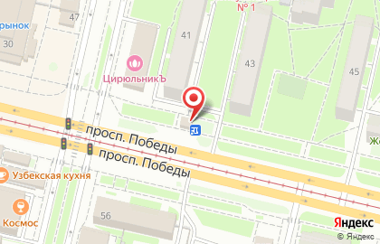 Студия флористики ЦветОК на проспекте Победы на карте