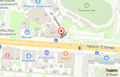 Сауна в Ростове-на-Дону на карте