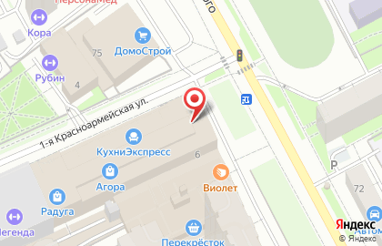 Салон декоративных покрытий Derufa в Свердловском районе на карте