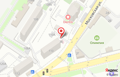 Почтовое отделение №10 на Московской улице на карте