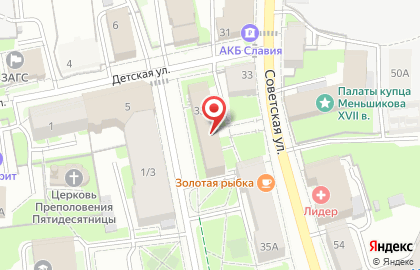 Псковский областной потребительский союз на карте