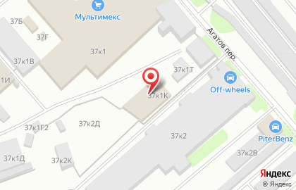 Чайка на Южном шоссе на карте