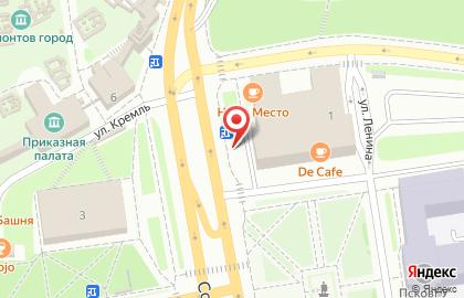 Мегафон на улице Ленина на карте