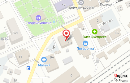 Региональное отделение фонда социального страхования по Республике Татарстан на карте