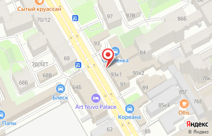 Интерьерный салон Piterra в Василеостровском районе на карте