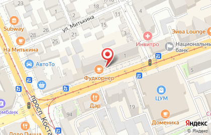 Компания Натяжные потолки ЭВИТА на улице Генерала Плиева, 18 на карте