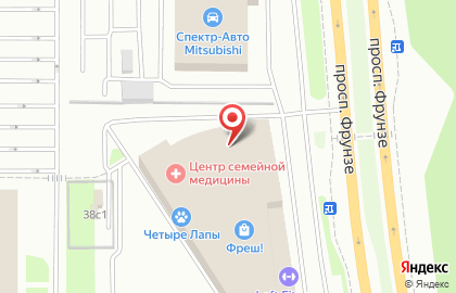 Салон Парад дверей в Фрунзенском районе на карте