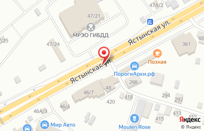 Шакира на Ястынской улице на карте