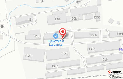 Продовольственный магазин на Угольной улице на карте