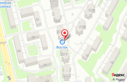 Восток в Петропавловске-Камчатском на карте