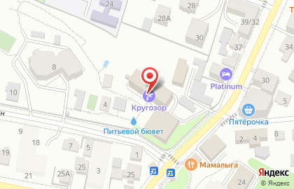 Санаторий Кругозор на карте