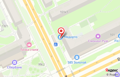 Торговая компания МедОрто+ в Ломоносовском округе на карте