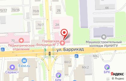 Иркутская Городская Больница № 7 на карте