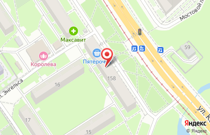 Банкомат АКБ САРОВБИЗНЕСБАНК на улице Коминтерна на карте